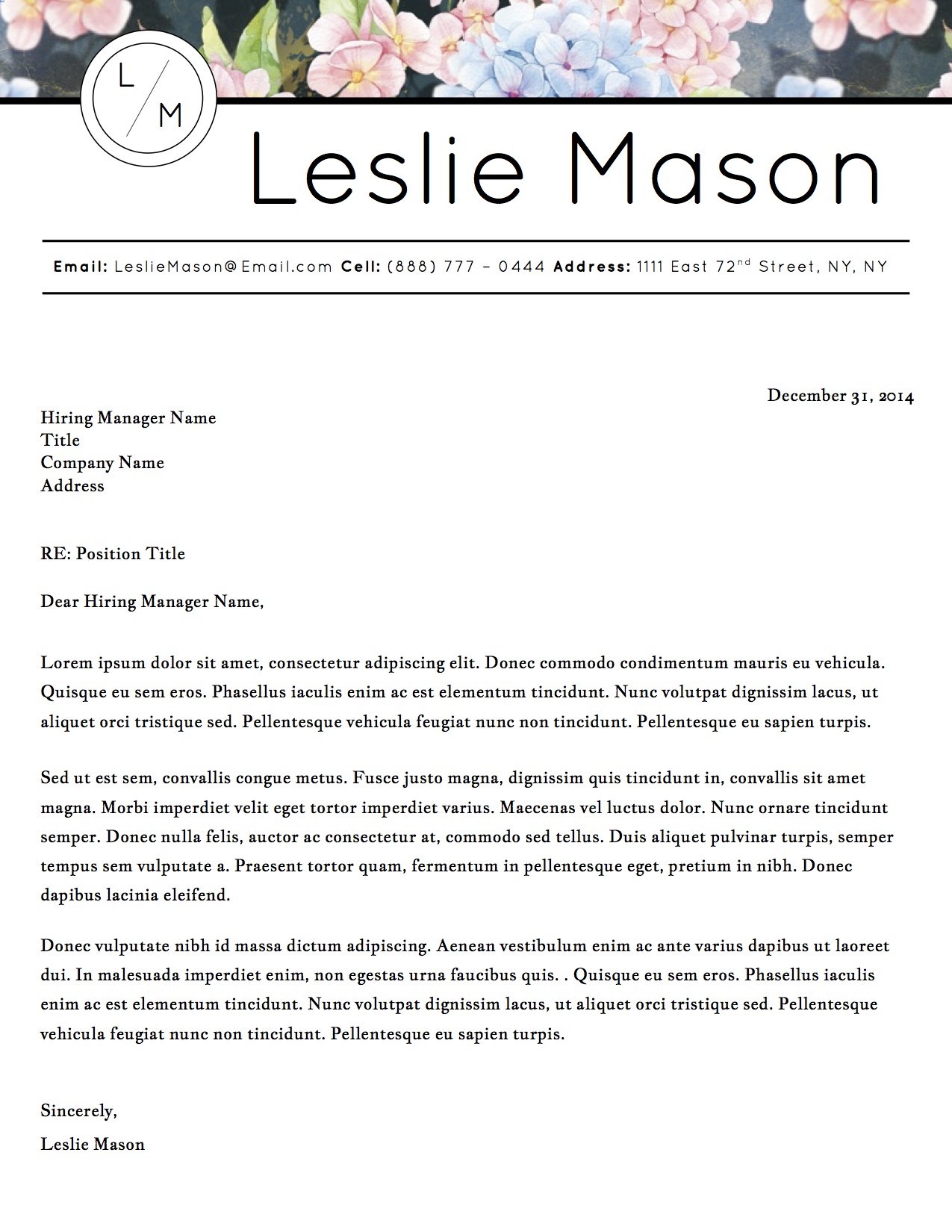 Leslie Mason Downloadable Resume + Cover Template and Cover Letter Template for Microsoft Word and Apple Pages. This cover letter template is perfect for anyone in the fashion field. The template’s design is a modern, unique, colorful, and professional. WE SWEAT THE DETAILS, SO YOU DON’T HAVE TO Stand Out Shop resume templates for Microsoft Word and Apple Pages will help you design a modern and professional resume in minutes! Simply download, open in Microsoft Word or Apple Pages, and input your resume’s information. Increase your chances of landing your dream job with a job winning, modern, simple, and scannable resume template for Microsoft Word and Apple Pages. Creating a resume shouldn’t suck Simply download a resume template from Stand Out Shop, enter your information in Microsoft Word or Apple Pages and get a beautifully formatted resume in seconds. Create a unique and vivid resume in minutes. Make an impressive resume. Customize your own layout in Microsoft Word or Apple Pages and introduce yourself in an impressive way. You can download your resume at any time. Stand out from other job seekers with a beautiful professional design.