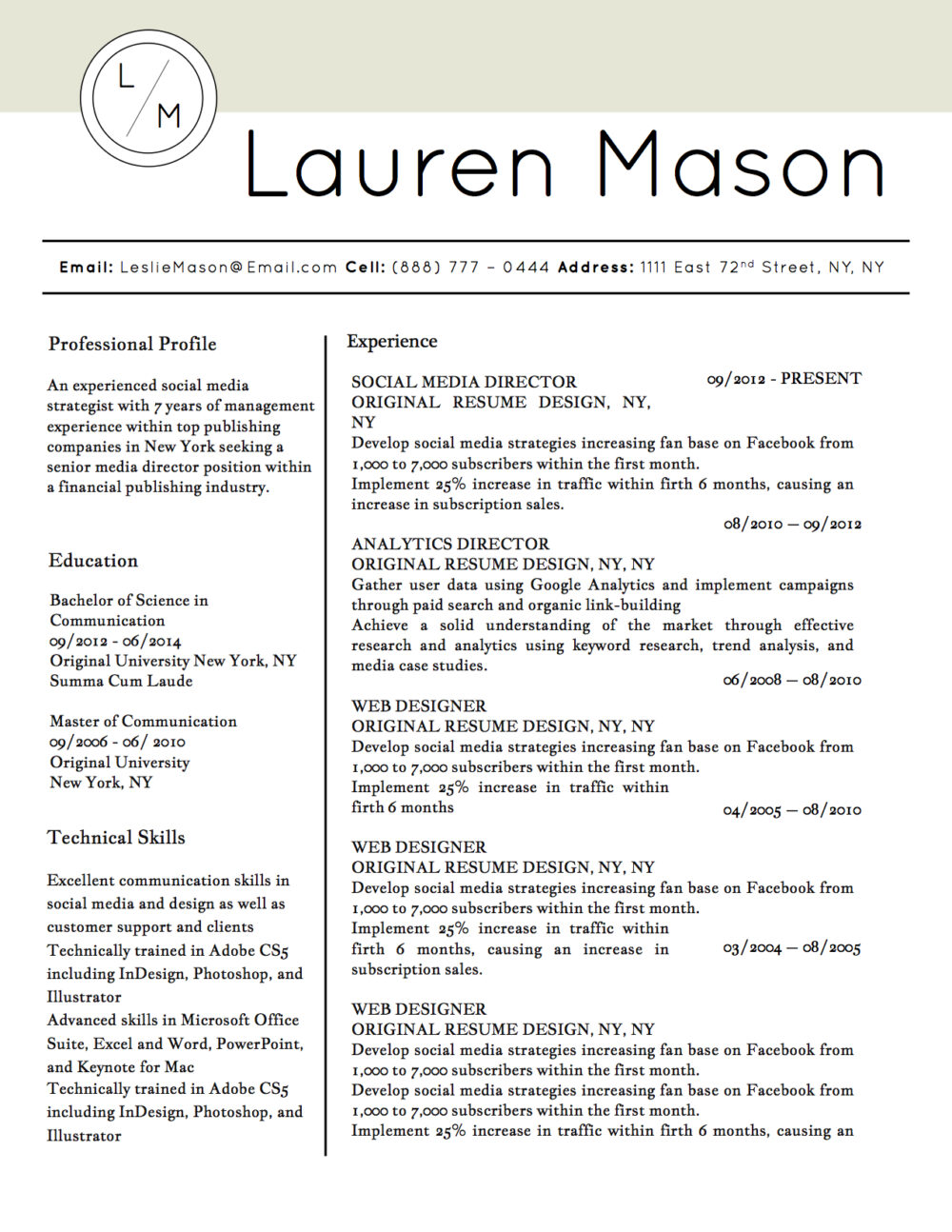15 Best Resume Examples of 2018 Career Help Stand Out Shop