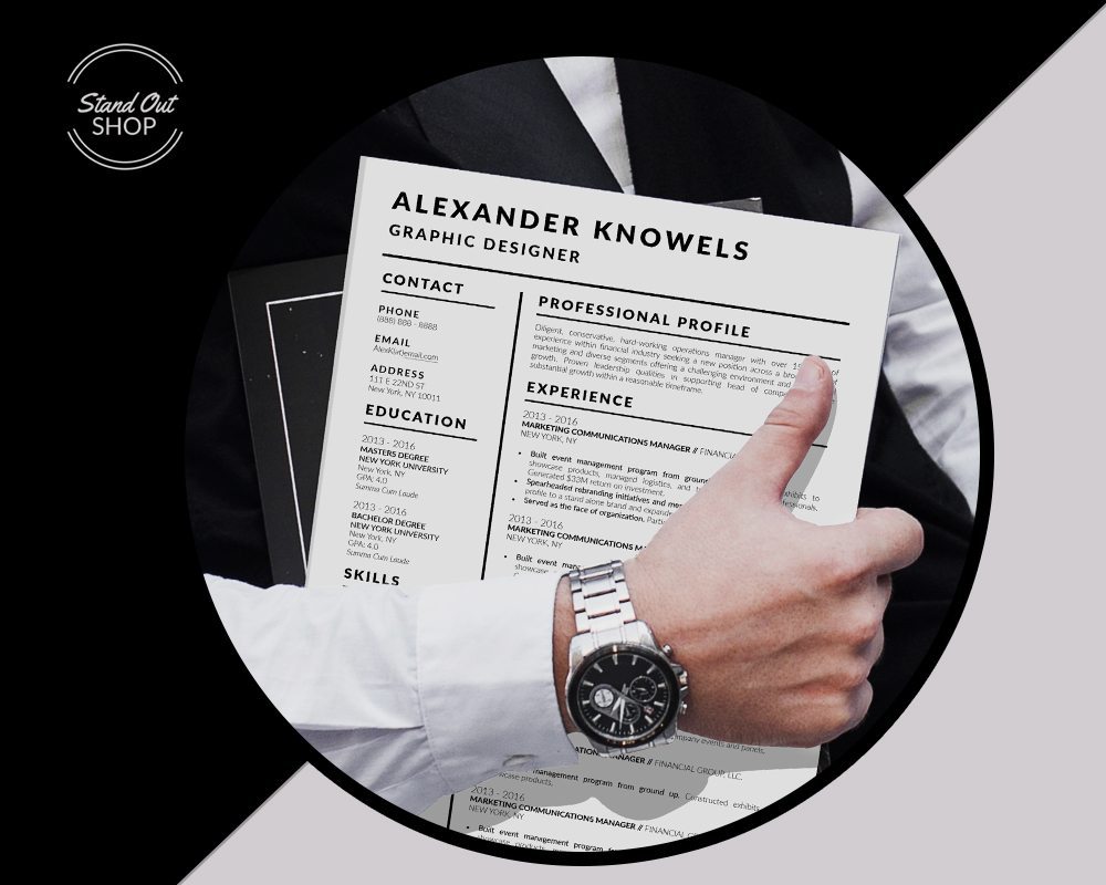 5 Best Clean Resume CV Resume Templates of 2910 - Alexander Knowels