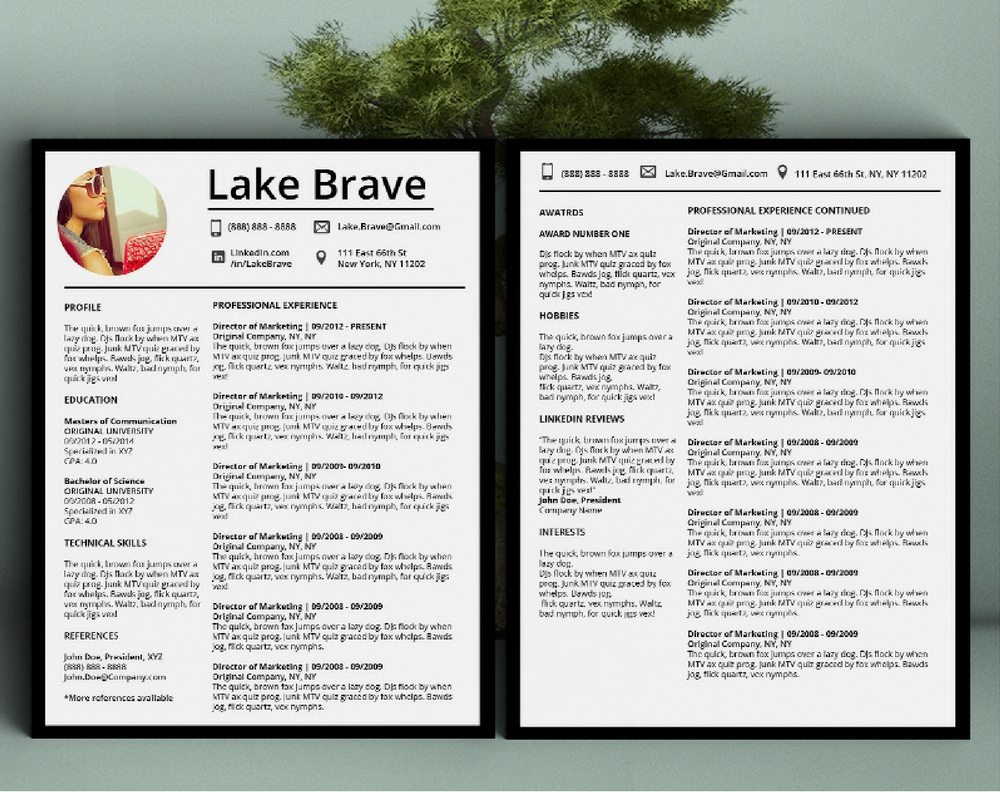 Lake Brave - Downloadable Resume + Cover Template and Cover Letter Template for Microsoft Word and Apple Pages. This cover letter template is perfect for anyone in the fashion field. The template’s design is a modern, unique, colorful, and professional. WE SWEAT THE DETAILS, SO YOU DON’T HAVE TO Stand Out Shop resume templates for Microsoft Word and Apple Pages will help you design a modern and professional resume in minutes! Simply download, open in Microsoft Word or Apple Pages, and input your resume’s information. Increase your chances of landing your dream job with a job winning, modern, simple, and scannable resume template for Microsoft Word and Apple Pages. Creating a resume shouldn’t suck Simply download a resume template from Stand Out Shop, enter your information in Microsoft Word or Apple Pages and get a beautifully formatted resume in seconds. Create a unique and vivid resume in minutes. Make an impressive resume. Customize your own layout in Microsoft Word or Apple Pages and introduce yourself in an impressive way. You can download your resume at any time. Stand out from other job seekers with a beautiful professional design.