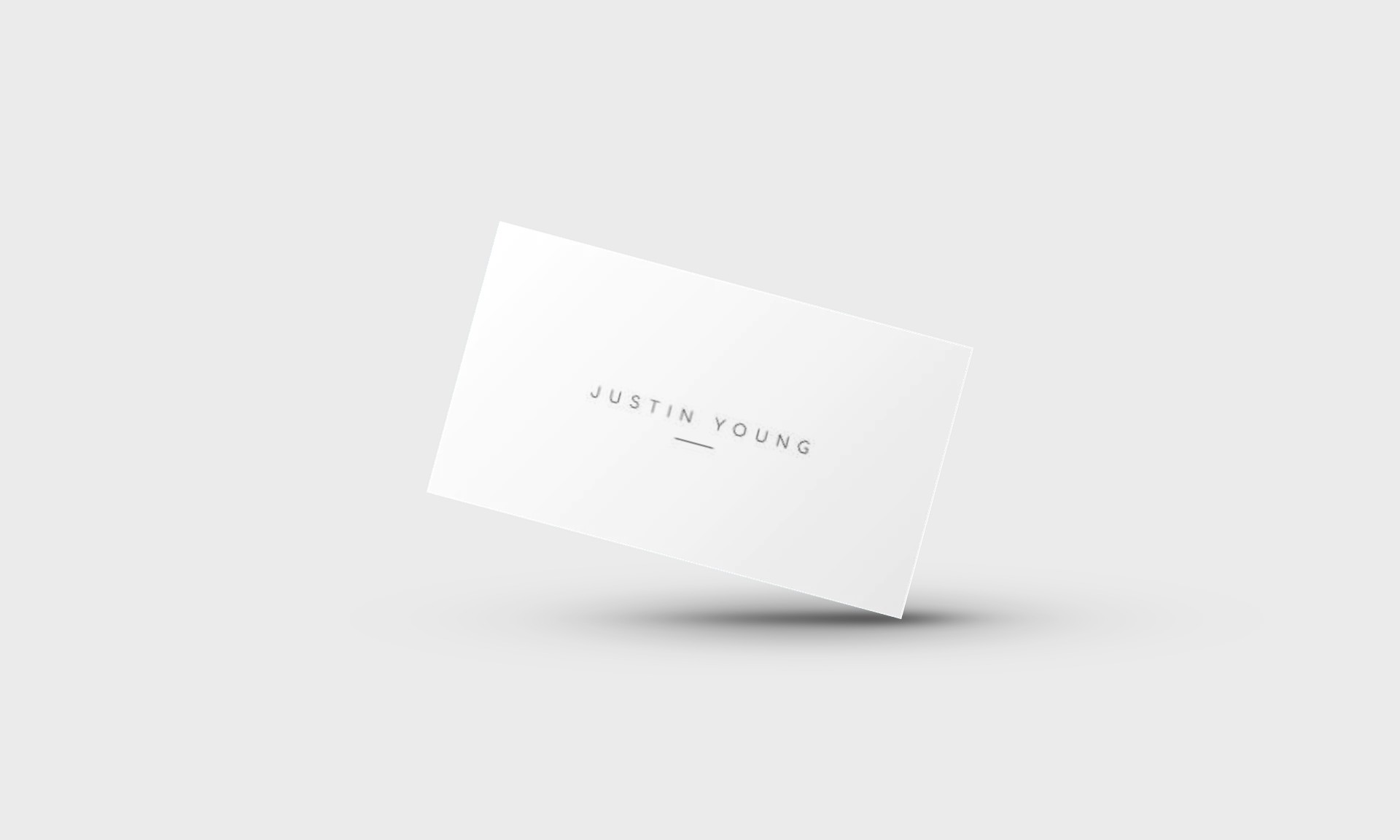 JUSTIN YOUNG GOOGLE DOCS BUSINESS CARD TEMPLATE STAND OUT SHOP